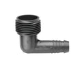 Raccord coudé cannelé 16 X 1/2''