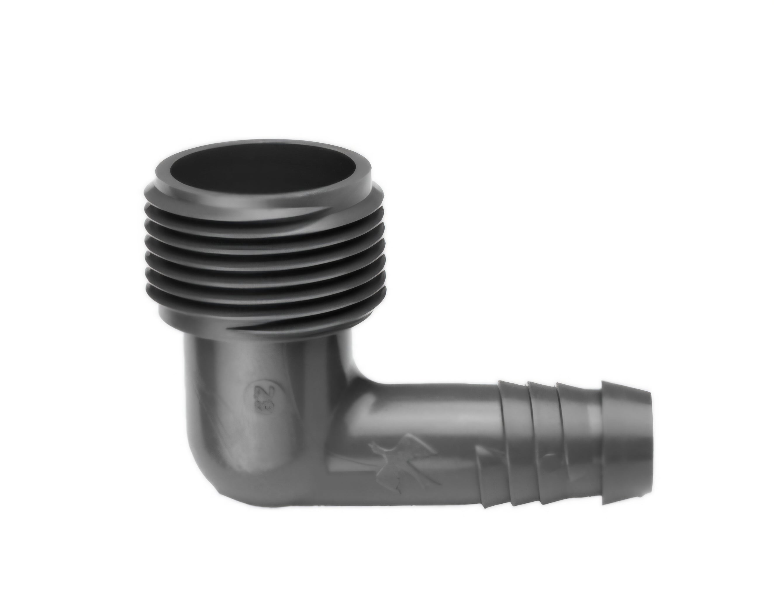 Raccord coudé cannelé 16 X 1/2''
