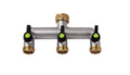 Robinet laiton 3 voies 3/4"